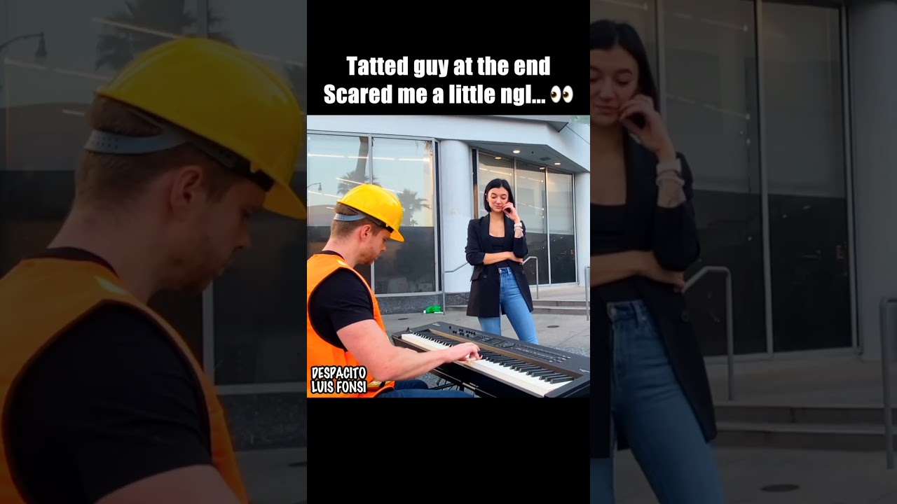 Worker STUNS girl with piano skills... 😮🤯