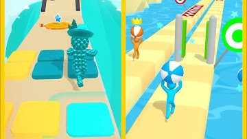 Pixel Rush Vs Tricky Track 3D : All Levels Gameplay - New Update Level 1-9999 Android, iOS #1