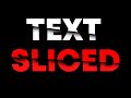 Create stunning sliced text effect in photoshop  stepbystep tutorial  ibn e rasheed