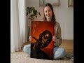 Black Woman Portrait Canvas, Bold Modern Wall Art #homedecor #canvaspainting #canvaswallart