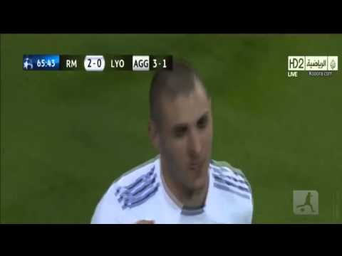 اهداف مباراة ريال مدريد وليون 3 0 تعليق رؤوف خليف 2010 HD 