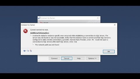 How to fix cannot connect to root Error in MYSQL. || Could not open a connection MYSQL Server 2012.