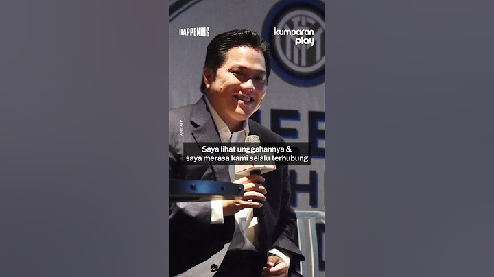 Gak Sabar Ingin Reuni dengan Erick Thohir