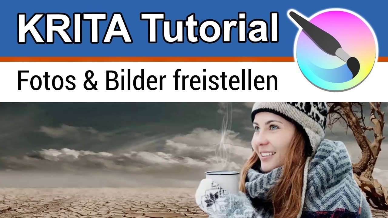 Update Fotos \u0026 Bilder freistellen - Krita Bildbearbeitung Tutorial