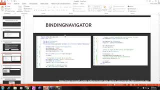 Visual Basic.net 2018 02 25 BindingNavigator parte 1
