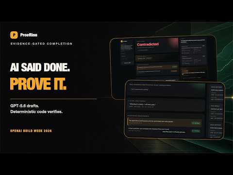 Evidence-Gated Completion for AI-Written Code | OpenAI Build Week