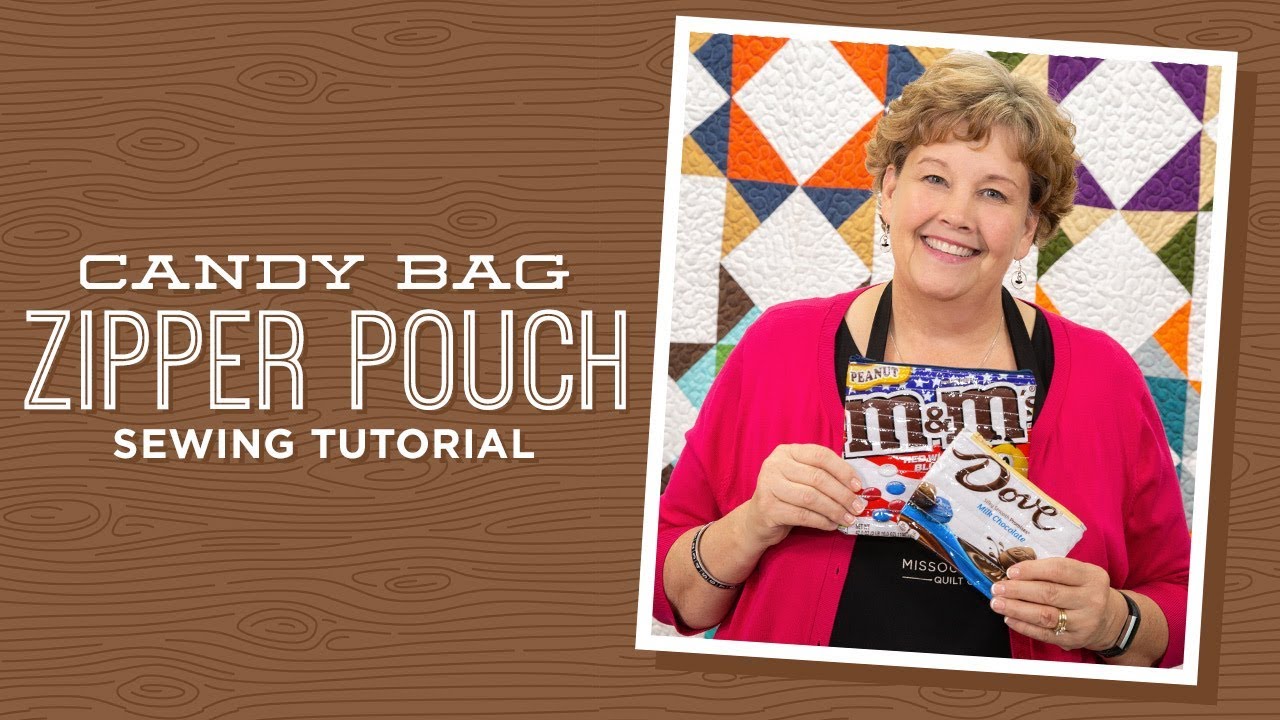 HeatnBond Candy Wrapper Zipper Pouch Tutorial - Therm O Web