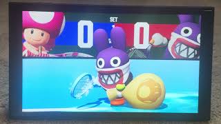 Toadette &amp; Toad Vs Bowser &amp; Nabbit (Mario Tennis Fever)