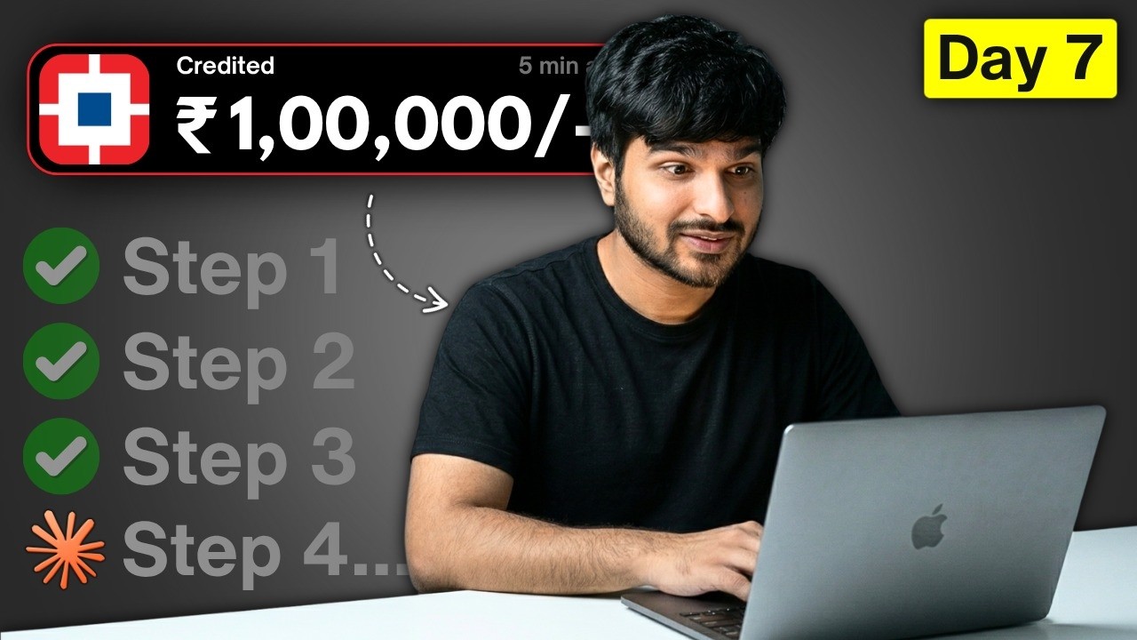 rewrite this title I Tried To Earn ₹1,00,000 in 7 Days using AI (Claude) rewrite this title I Tried To Earn ₹1,00,000 in 7 Days using AI (Claude)