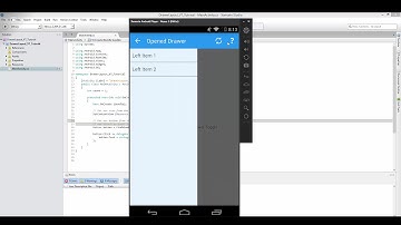 Xamarin Android   48   Left Drawer Layout