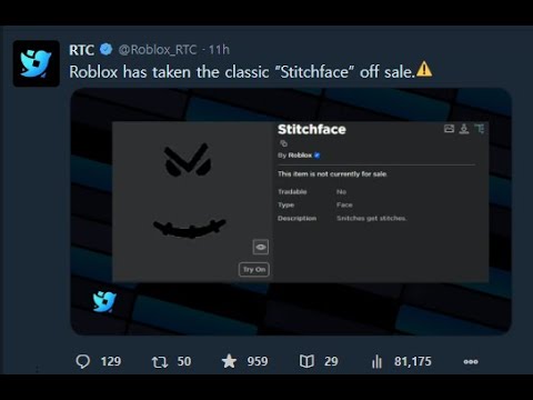 The Stitchface, Sinister, and Slickfang faces - Garbage Roblox