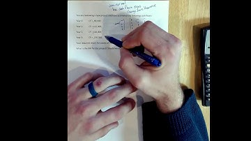 Chapter 9 Example Problems 8 : IRR 2 Non-Normal Cashflows