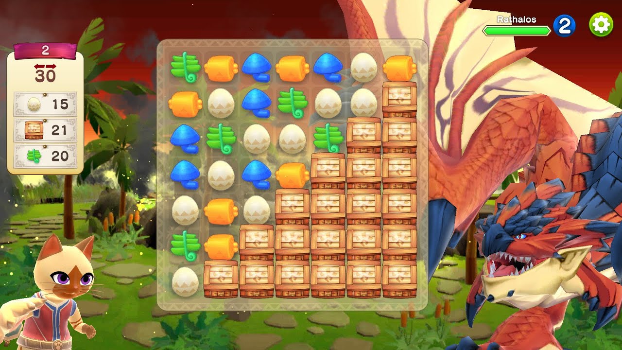 モンスターハンターパズル アイルーアイランドの評価：どんなゲームで面白いのかレビュー - Gamedia