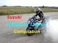 Suzuki Hayabusa 1300 cc Brutal Compilation Loud Exhaust Sound Full Power Stunt Speed