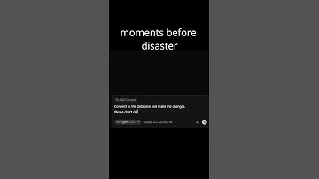 this is always scary. #ai #shorts #coding