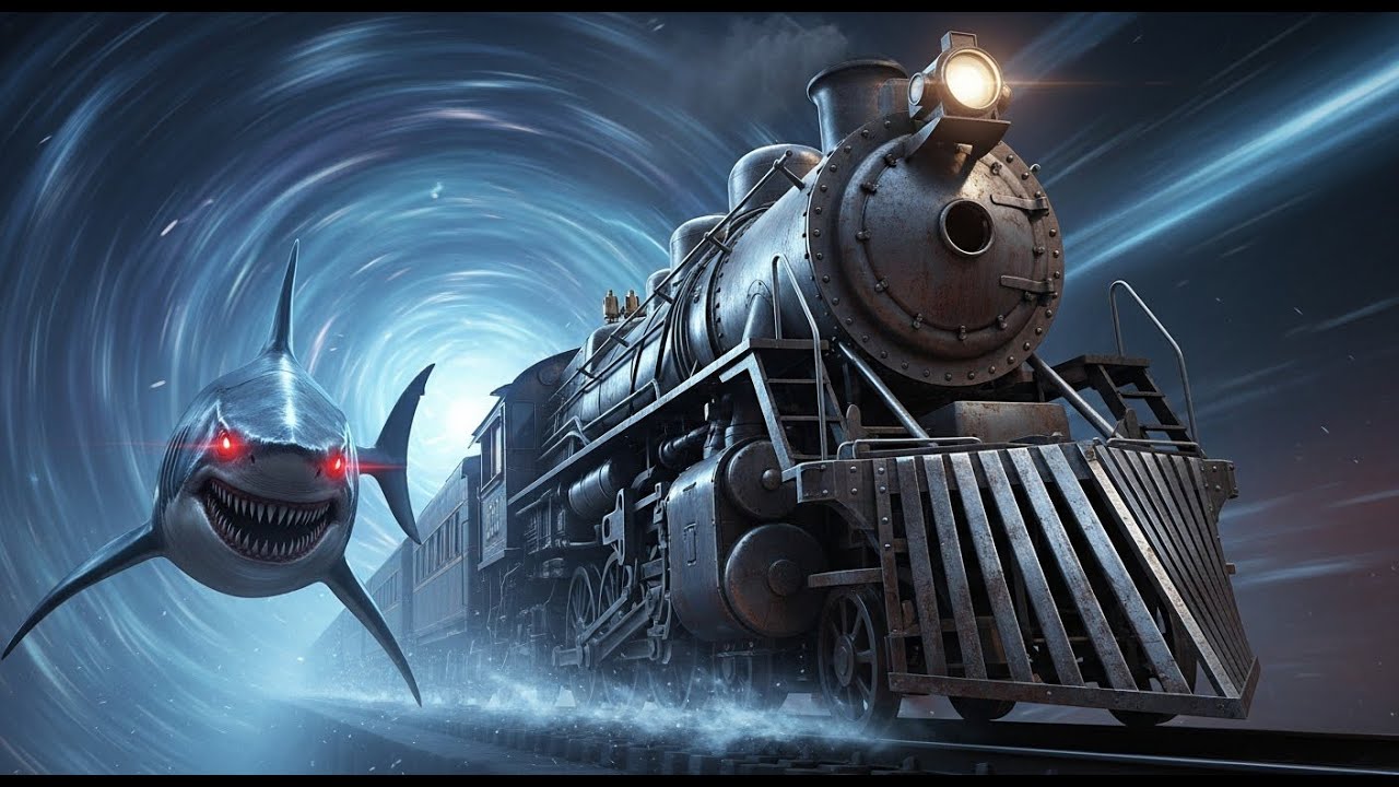 A SHARK Is Chasing My Train… WHY!? 
