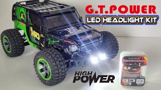 GT POWER High Powered LED Headlight System for RC Cars Trucks Boats & Aircraft