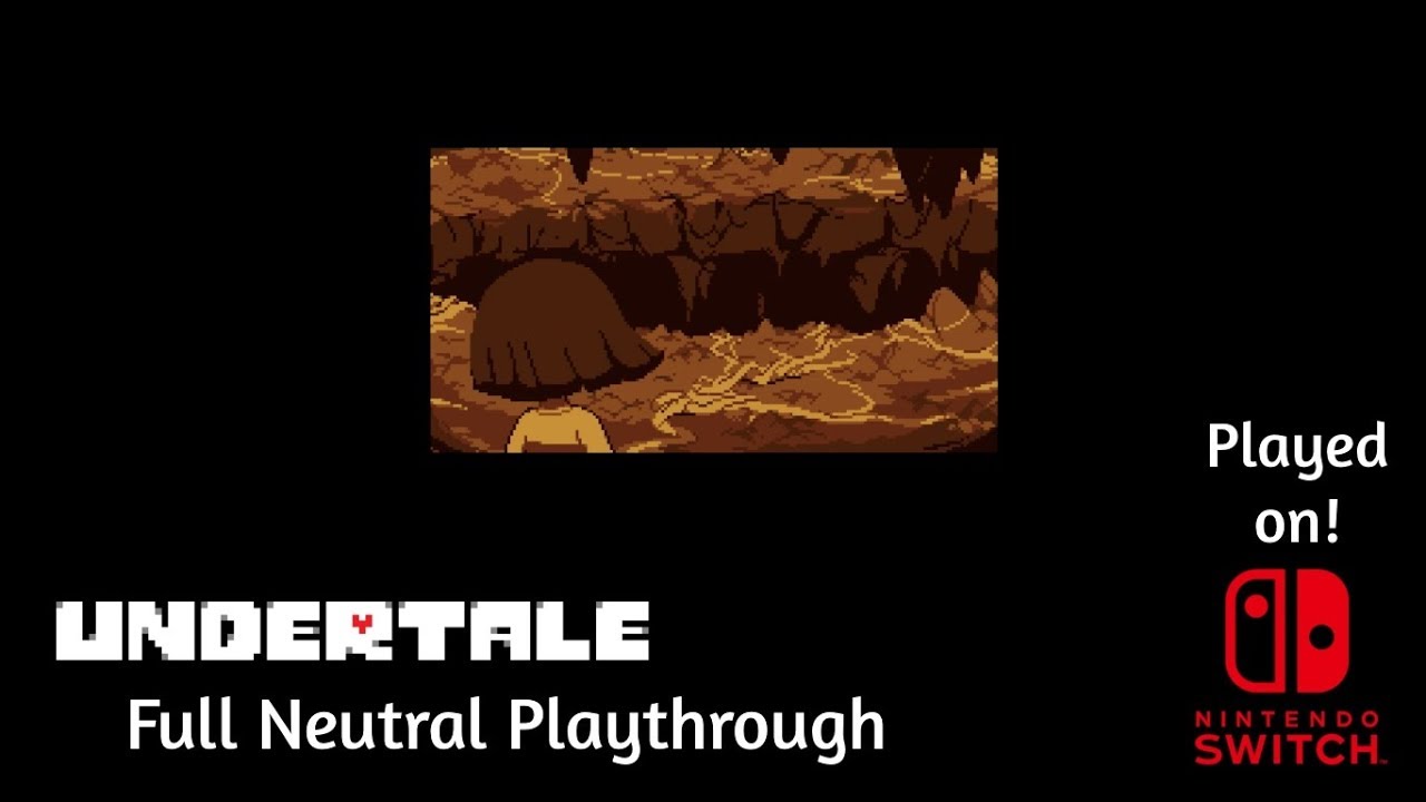Undertale - Full Neutral Playthrough (Nintendo Switch) (No Border/1080p 60 FPS)