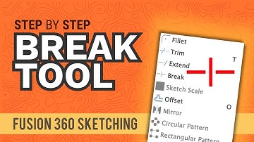 How to Use the Break Command in Fusion 360
