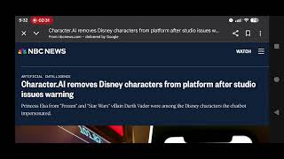 Character.ai is Removing Disney Characters! 😭😭😭