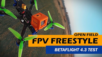 Open Field Uncut FPV Freestyle | Betaflight 4.3-RC3 Test | Runcam 5 Orange