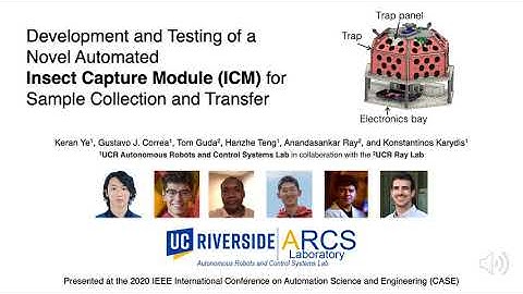 Insect Capture Module (ICM) -- IEEE CASE2020 Presentation