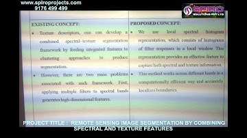 REMOTE SENSING IMAGE SEGMENTATION BY COMBINING SPECTRAL AND TEXTURE FEATURES
