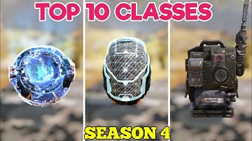 TOP 10 BEST CLASSES IN "SEASON 4" OF COD MOBILE | Best class in codm | codm br | codm br best class