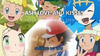 Ash kisses serena 