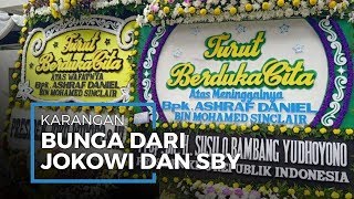 Tunjukkan Belasungkawa, Karangan Bunga dari Jokowi dan SBY Berdampingan di Kediaman BCL