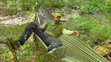 No trees? No problem! Advanced hammock camping setup