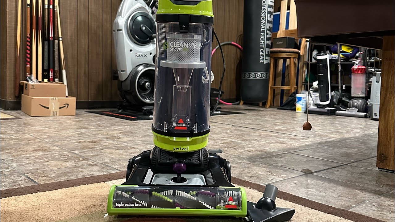 My bissell cleanview swivel pet upright vacuum - YouTube