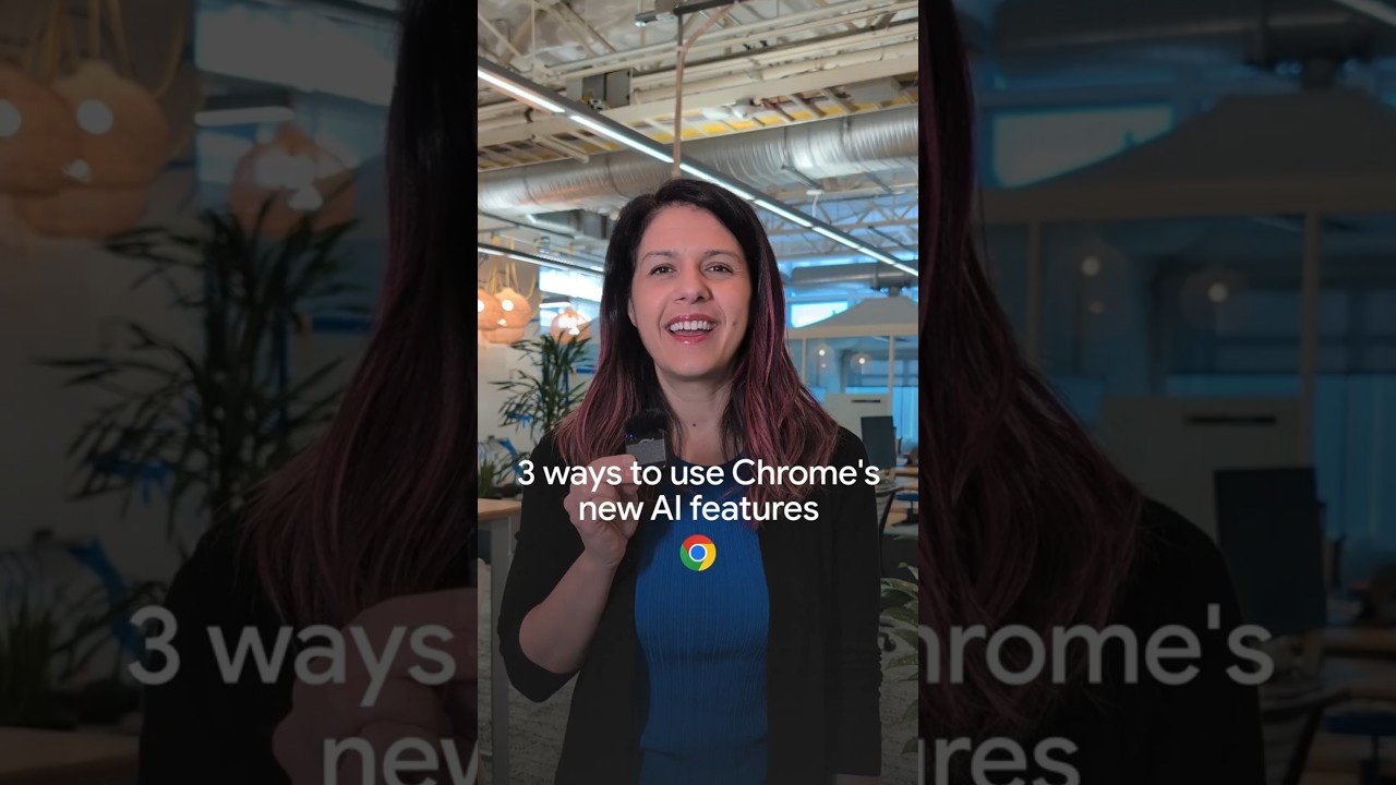 Get more done with 3 new AI features coming to Chrome, broken down by VP Parisa Tabriz