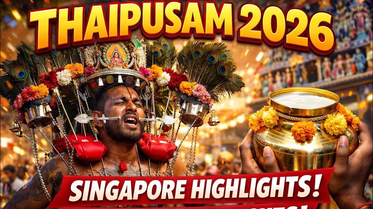 Thaipusam 2026 Singapore Highlights | Kavadi Attam & Paal Kudam Devotion | #thaipusam #thaipusam2026