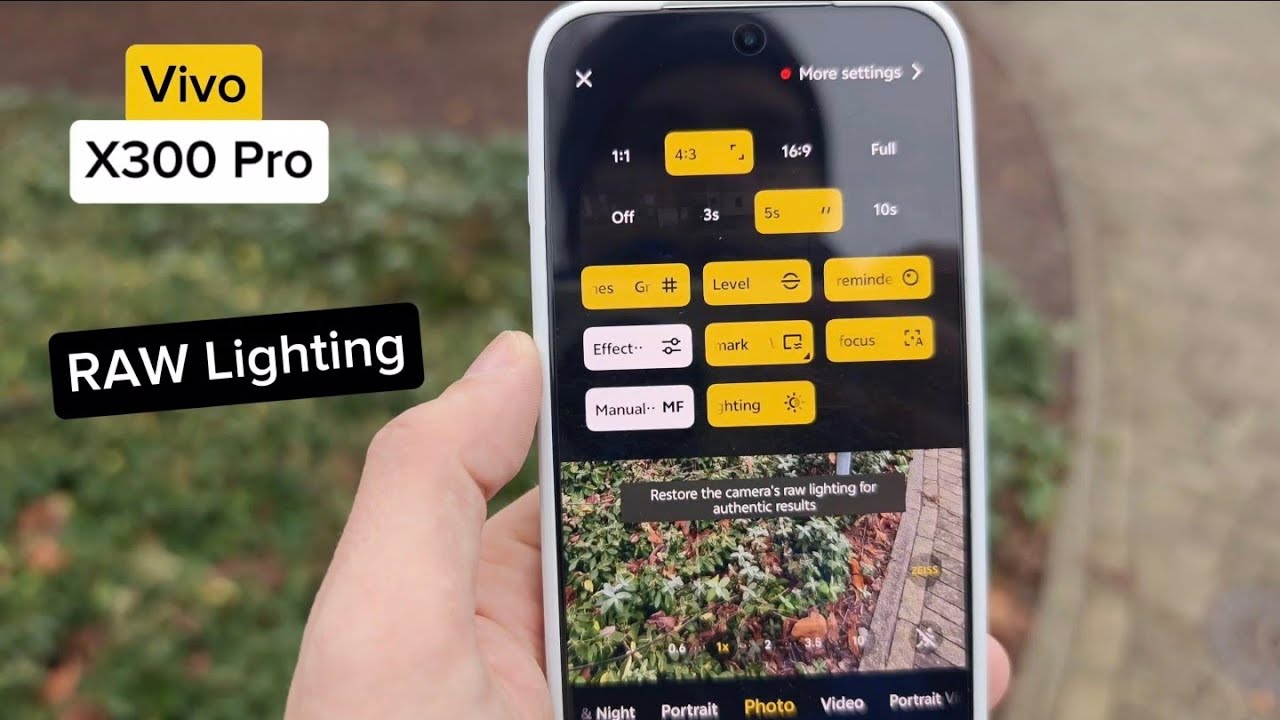 📸 Vivo X300 Pro – RAW Lighting | Improved Natural Photos?