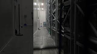 Exotec Next Gen Skypod #MFC at E.Leclerc Lille, France 2025. Fridge buffer detail