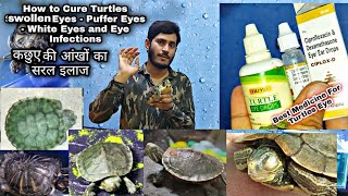 Turtles Eye Treatment - Turtles eye Closed - Which suppliments to use treat Turtles swallow eyes screenshot 1