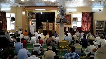 ألقارئ خضر الدليمي يرفع أذان يوم الجمعة ليوم السادس والعشرون من رمضان. 1440هـ