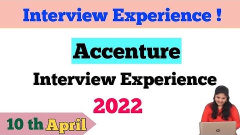 Accenture Interview Experience 2022 | #interview #studywithjanu #accenture