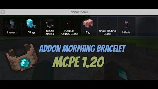 addon morphing bracelet mcpe 1.20