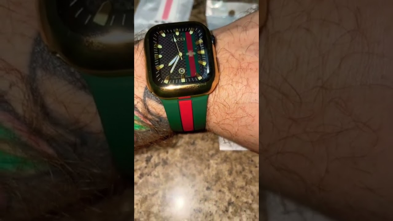 Apple watch gucci Clockology - YouTube