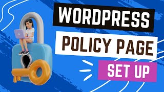 WordPress Privacy Policy Page Tutorial