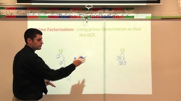 Prime Time Problem 3.3 Prime Factorization (GCF, LCM)