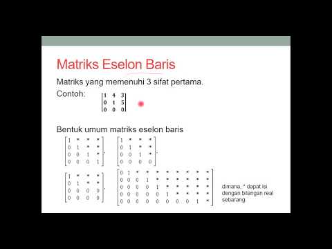 Video: Apa itu Matriks Boolean?