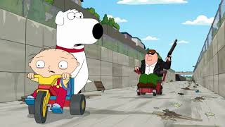 PeTerminator Chase Scene — Family Guy (Season 19, Episode 13)