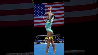 Simone Biles lost the gold for this😨