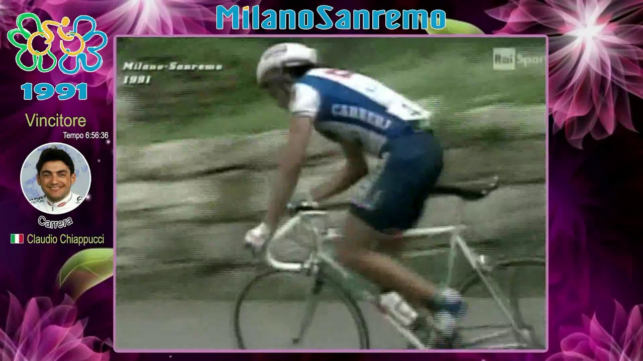 1991 Milan San Remo - highlights
