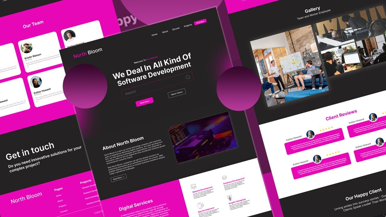Figma Web Design | Website Design From Start To Finish - YouTube