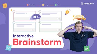 [1 Minute] How to Set Up an Interactive Brainstorm Slide | AhaSlides screenshot 5