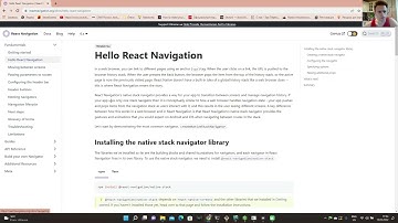6 Навигация React Navigation StackNavigator для мобильного приложения для React Native
